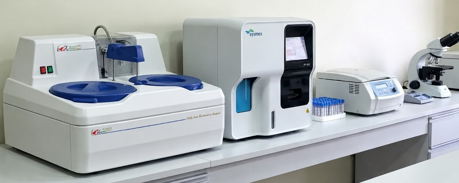 Equipos de análisis del laboratorio BIOFAD